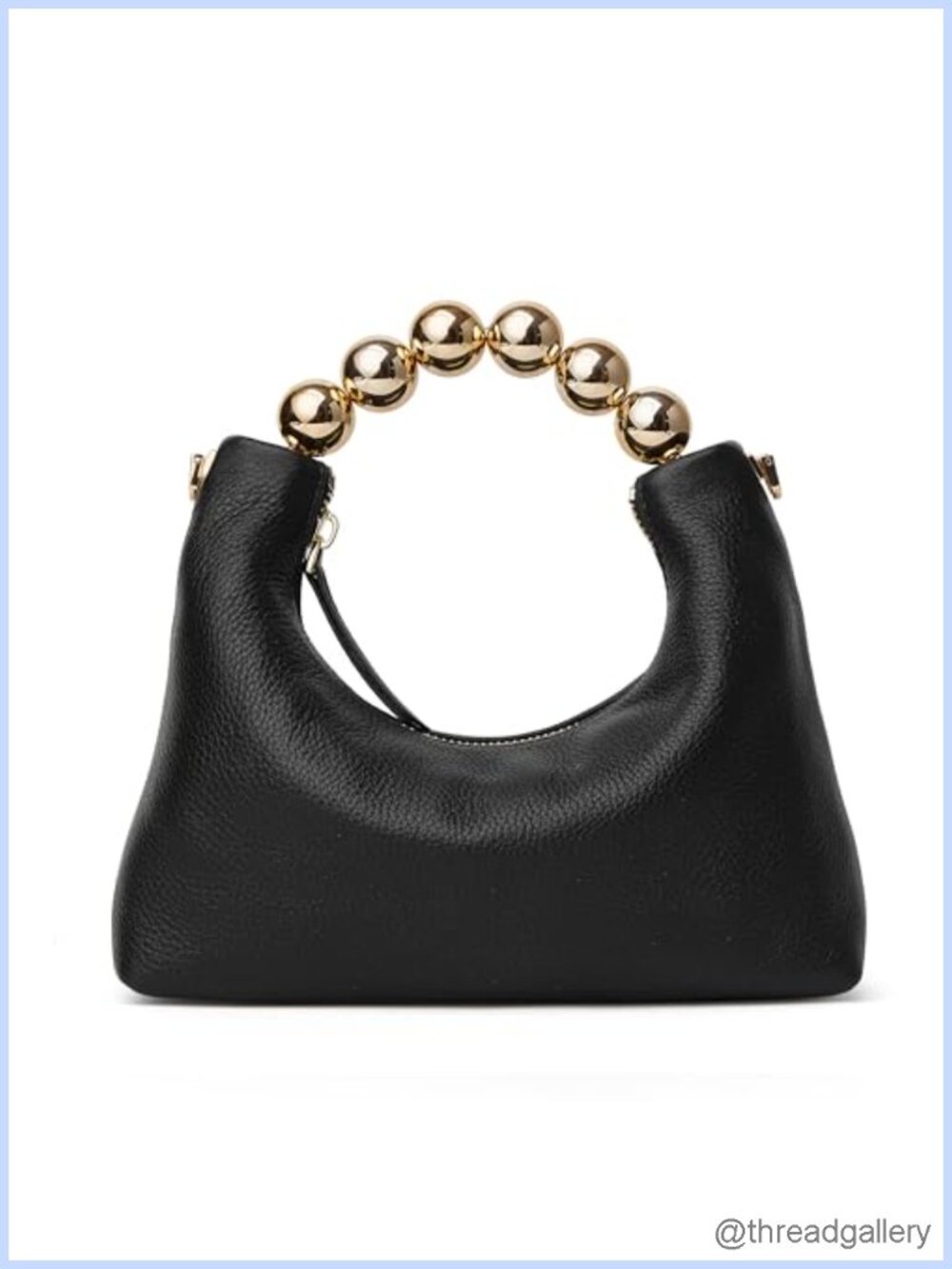 Genuine Leather Top Handle Clutch Purse Small Mini Tote Bag Crossbody